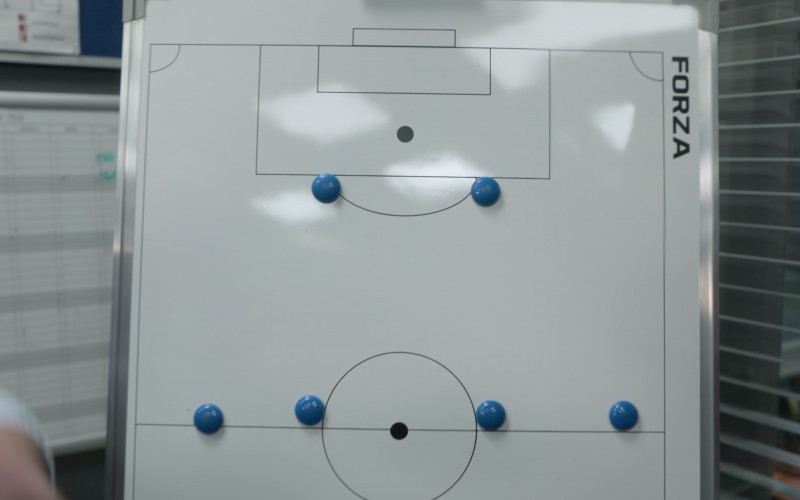 FORZA Goal Football Tactics Board in Ted Lasso S03E03 "4-5-1" (2023)