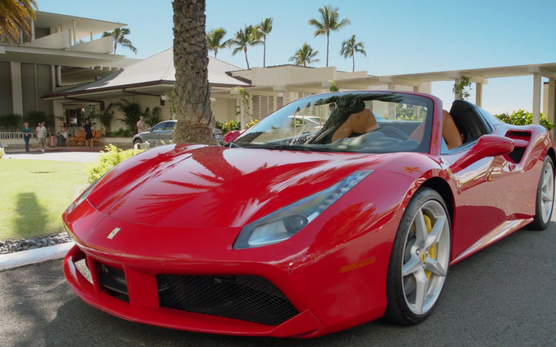 Ferrari 488 Spider Red Sports Car of Jay Hernandez in Magnum P.I. S05E04 "NSFW" (2023)