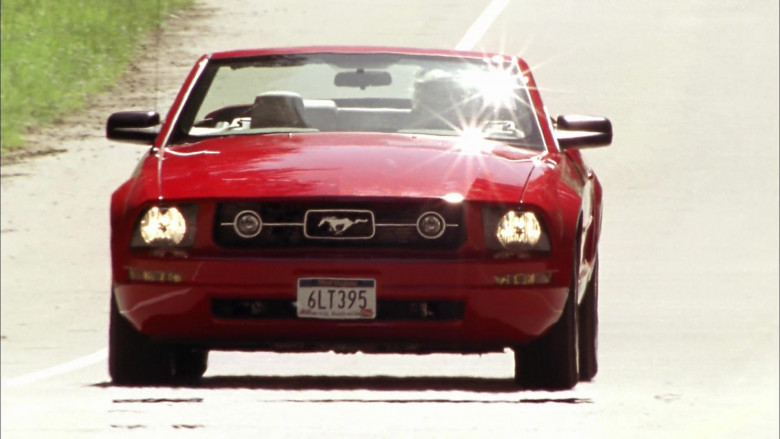 Ford Mustang Red Convertible Car in Wrong Turn 2 Dead End (2)
