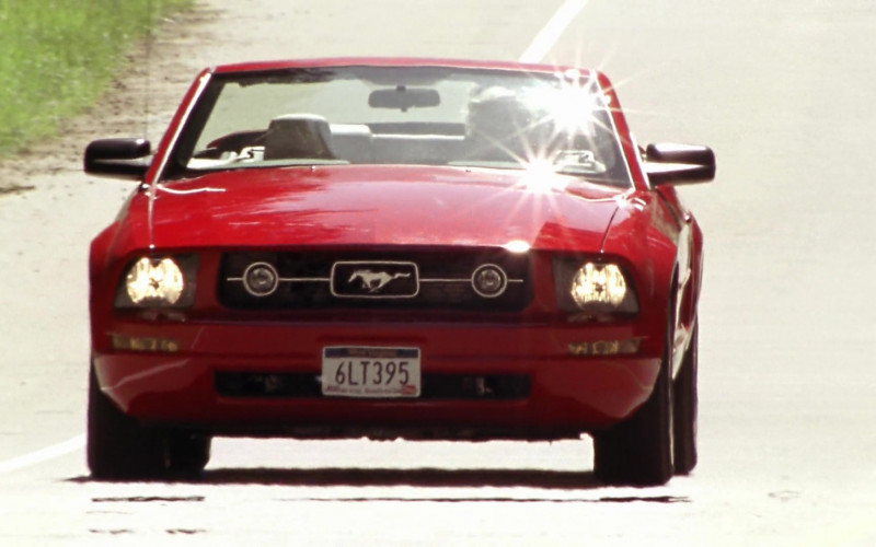 Ford Mustang Red Convertible Car in Wrong Turn 2: Dead End (2007)