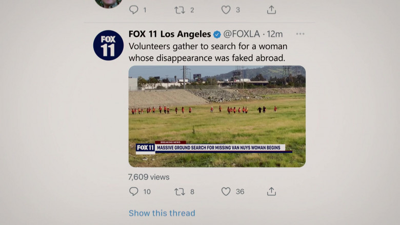 Fox 11 Los Angeles in Missing (2023)