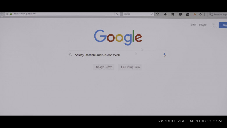 Google Web Search Engine in The Night Agent S01E05 The Marionette (2)