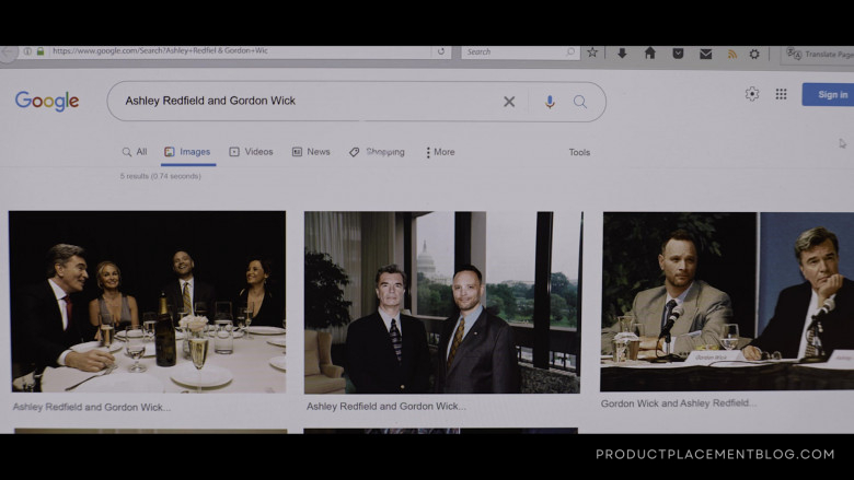Google Web Search Engine in The Night Agent S01E05 The Marionette (3)