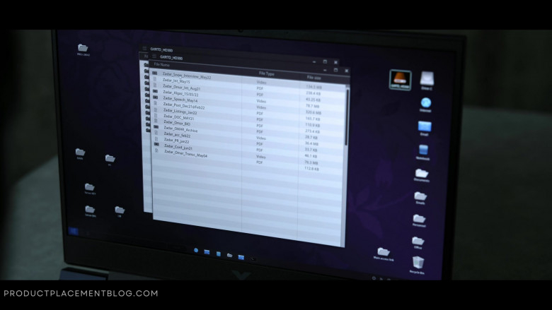 HP Victus Laptop Used by Luciane Buchanan as Rose Larkin in The Night Agent S01E03 The Zookeeper (3)
