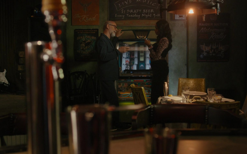 Jack Daniel’s Old N7 Whisky Sign in Truth Be Told S03E08 Darkness Declares the Glory of Light (2023)