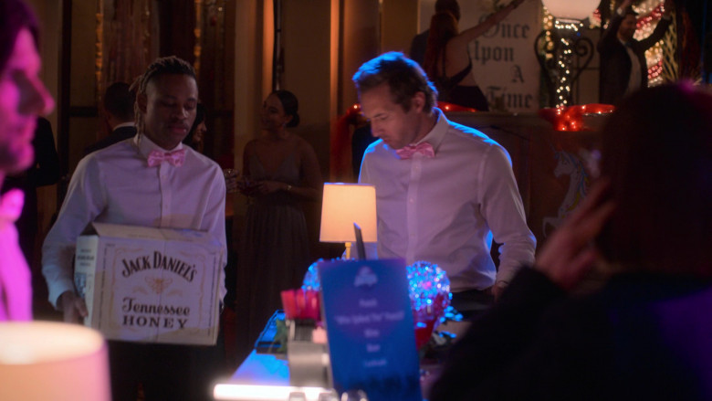Jack Daniel’s Tennessee Honey Whisky in Party Down S03E05 Once Upon a Time ‘Proms Away’ Prom-otional Event (2023)
