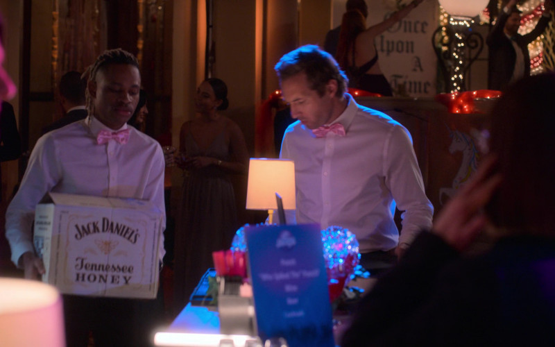 Jack Daniel's Tennessee Honey Whisky in Party Down S03E05 Once Upon a Time ‘Proms Away' Prom-otional Event (2023)