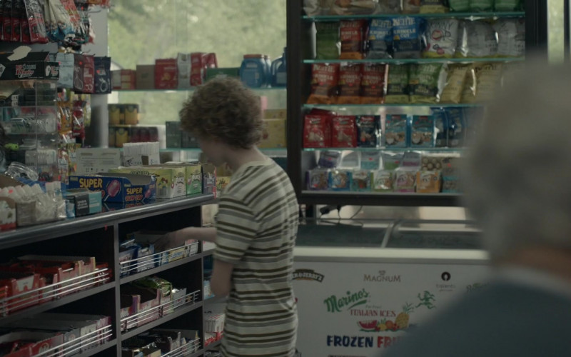 Kettle Brand Chips, SkinnyPop, Ben & Jerry’s, Magnum, Marinos Italian Ices in Dear Edward S01E07 Folklore (2023)