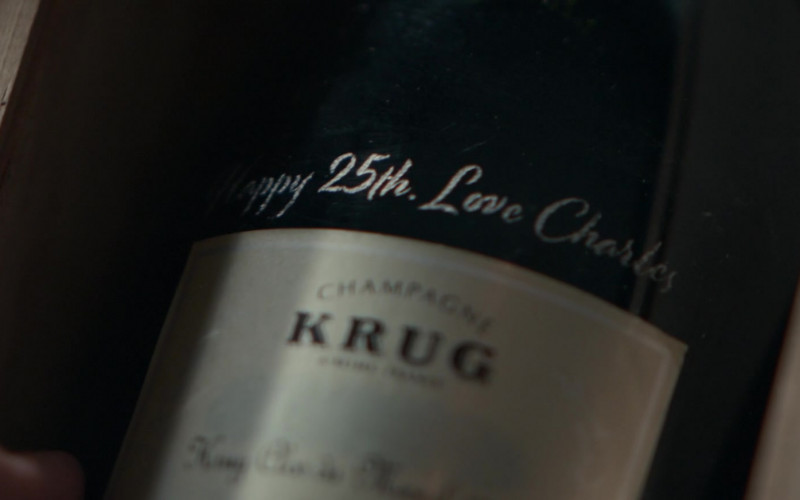 Krug Champagne Bottle Held by Colin O'Brien as Edward Adler in Dear Edward S01E07 "Folklore" (2023)