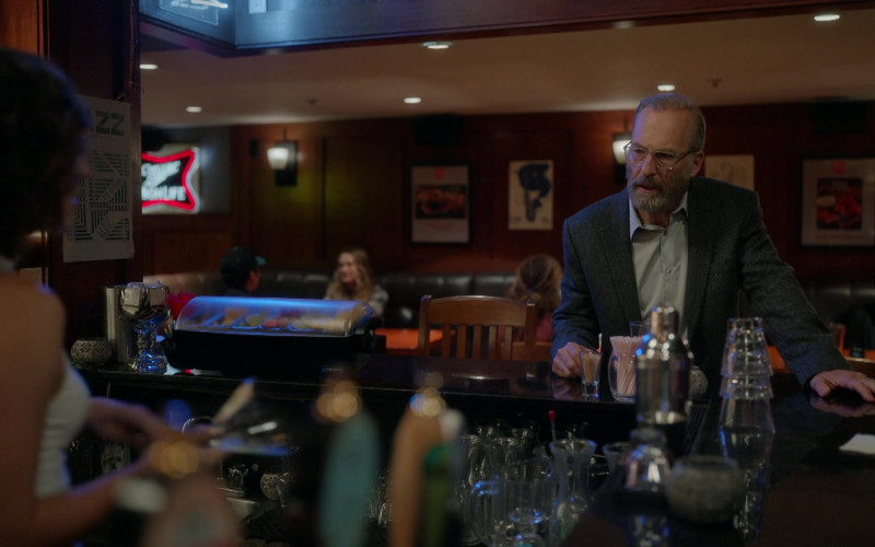 Miller High Life Beer Sign in Lucky Hank S01E02 George Saunders (2023)