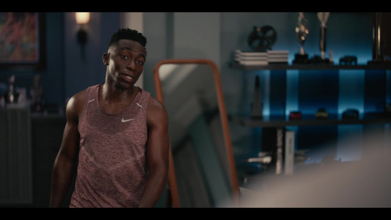 Nike Tank Top Worn by Olly Sholotan in Bel-Air S02E05 Excellence Is Everywhere (2023)
