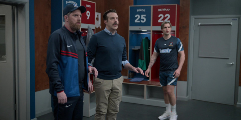 Nike Tracksuit Worn by Brendan Hunt as Coach Beard in Ted Lasso S03E02 (I Don't Want to Go to) Chelsea (2)