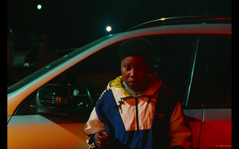 Ralph Lauren Polo Sport Jacket Worn by Dominique Fishback as Dre in Swarm S01E07 "Only God Makes Happy Endings" (2023)