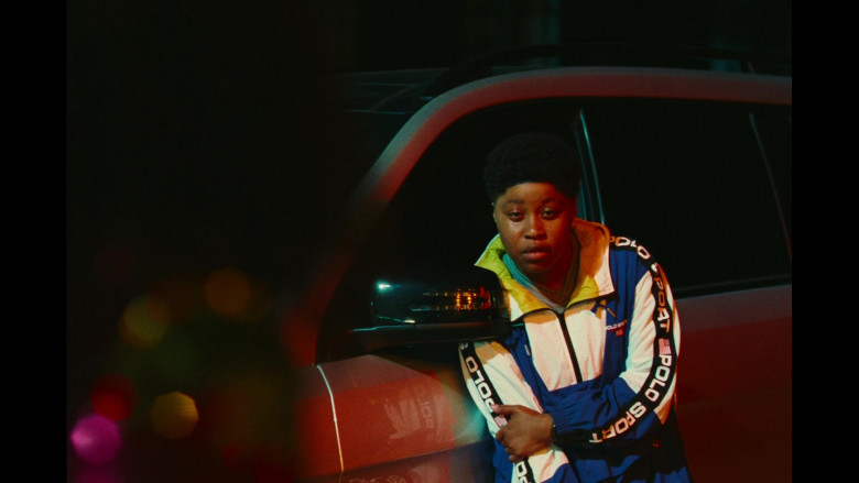 Ralph Lauren Polo Sport Jacket Worn by Dominique Fishback as Dre in Swarm S01E07 Only God Makes Happy Endings (2)