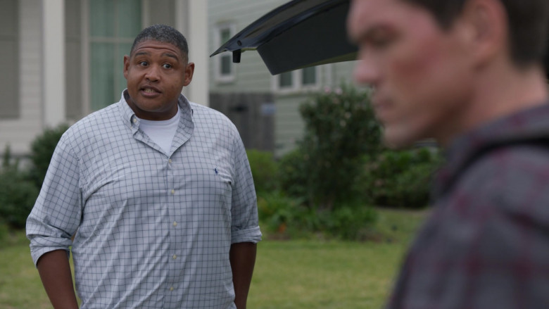 Ralph Lauren Shirt Worn by Omar Miller as Albert ‘Gib' Gibson in True Lies S01E01 Pilot (2)