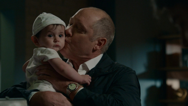 Rolex Men's Watch of James Spader as Raymond ‘Red' Reddington in The Blacklist S10E05 The Dockery Affair (2023)