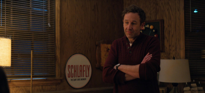 Schlafly Beer Sign in The Big Door Prize S01E02 Cass (2)