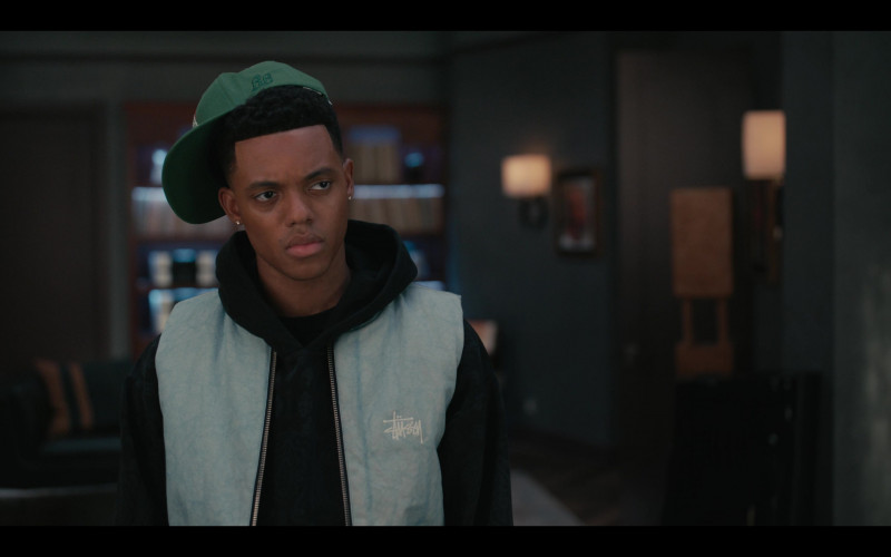 Stussy Vest Worn by Jabari Banks as Will Smith in Bel-Air S02E06 Let the Best Man Win (3)