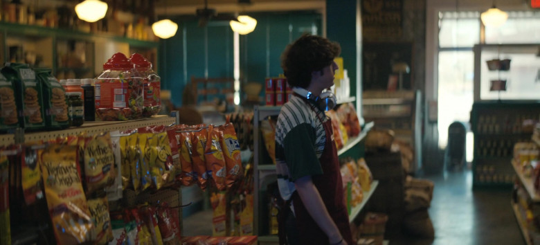 Tate's Bake Shop Cookies, Werther's Original Caramel Candies, Corn Nuts and Bugles Corn Chips in The Big Door Prize S01E03 Jacob (2023)