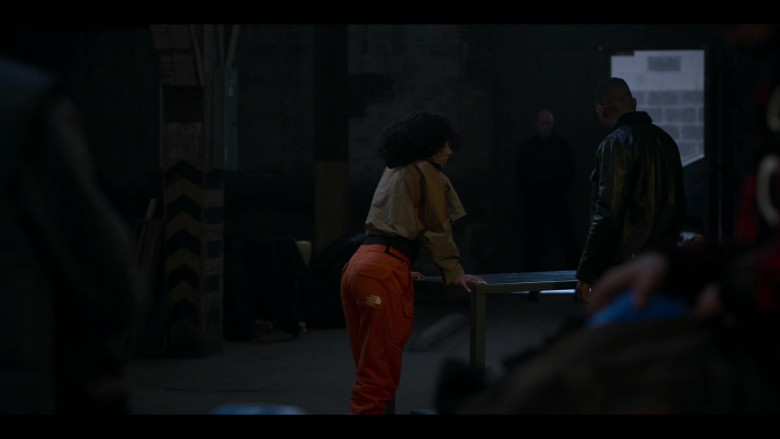 The North Face Women's Orange Pants in Power Book II Ghost S03E02 Need vs. Greed (1)
