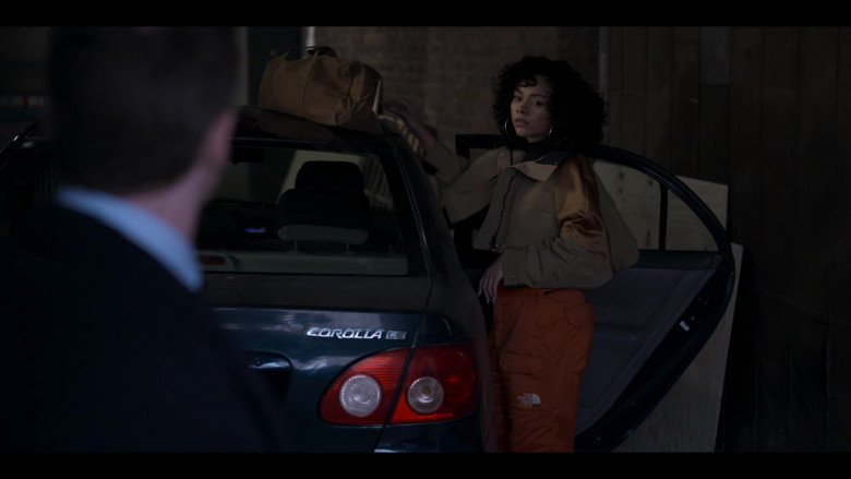 The North Face Women's Orange Pants in Power Book II Ghost S03E02 Need vs. Greed (2)