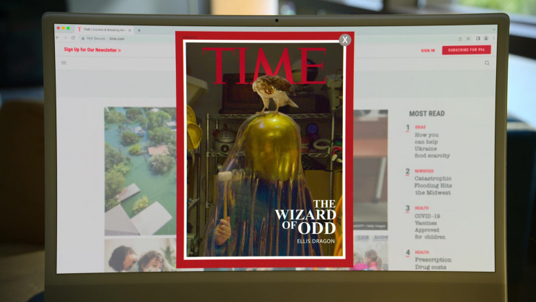 Time Magazine Website in Unstable S01E03 The Wizard of Odd (1)