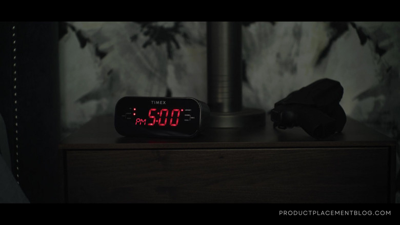 Timex Alarm Clock with Red Display in The Night Agent S01E01 The Call (2023)