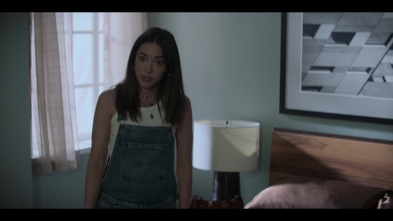 Tommy Hilfiger Denim Overalls Worn by Mariel Molino as Elena Santos in The Watchful Eye S01E07 Out Like a Light (2)