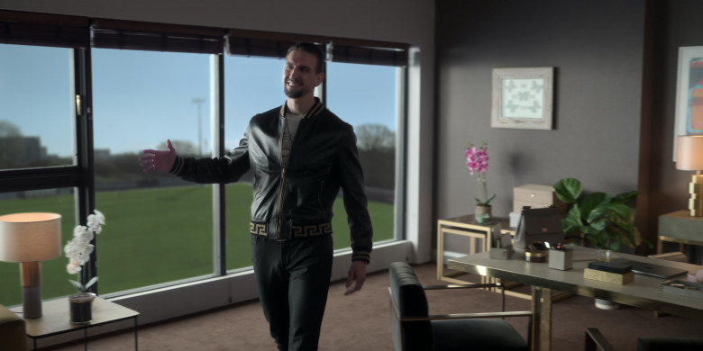 Versace Men's Jacket and T-Shirt Worn by Maximilian Osinski as Zava in Ted Lasso S03E03 4-5-1 (1)