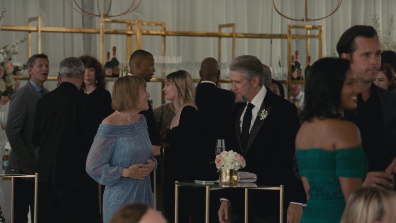 Laurent-Perrier Cuvée Rosé Champagne Bottles in Succession S04E03 "Connor's Wedding" (2023)