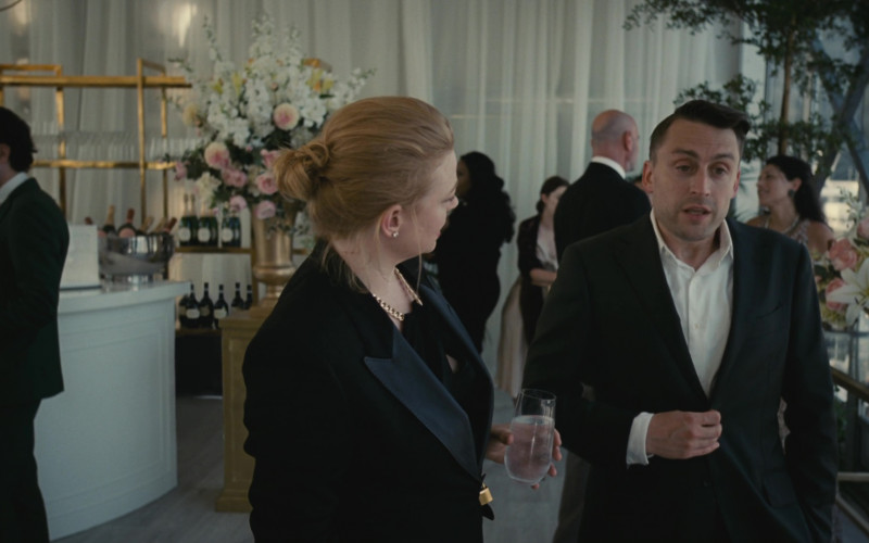 Laurent-Perrier La Cuvée Champagne Bottles in Succession S04E03 "Connor's Wedding" (2023)