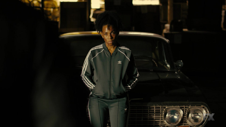 Adidas Women's Tracksuit in Snowfall S06E08 Ballad of the Bear (1)