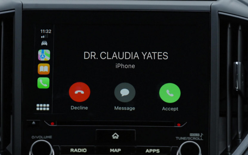 Apple CarPlay in Ghosted (2023)