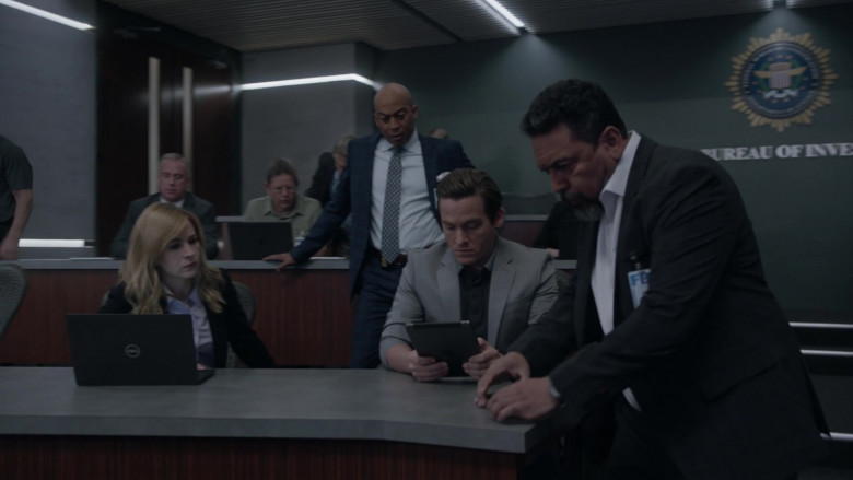 Apple iPad Tablet and Dell Laptop in The Rookie Feds S01E20 I Am Many (2023)