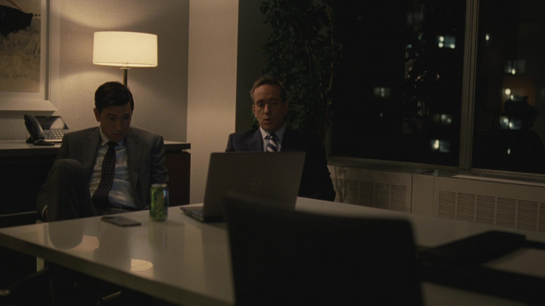 Apple iPhone, LaCroix Sparkling Water and Dell Laptop Used by Nicholas Braun & Matthew Macfadyen in Succession S04E02 Rehearsal (2023)