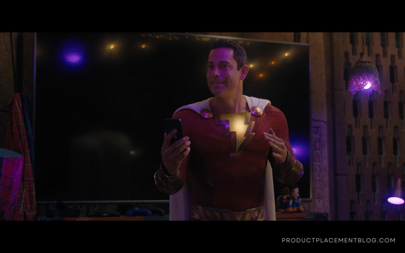 Apple iPhone Smartphone Used by Zachary Levi in Shazam! Fury of the Gods (1)