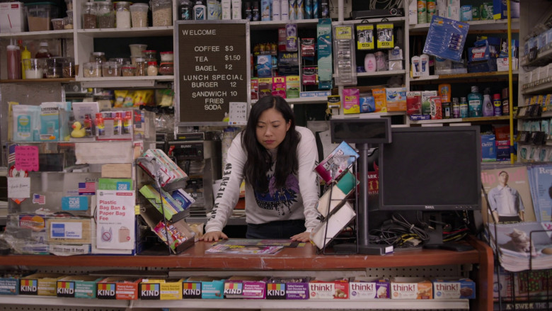 Advil, Bayer, Blistex, Q-tips, Gillette, Pepto Bismol, Bengay, Listerine, WD-40, Ice Breakers, Dell Monitor, Kind, Think! in Awkwafina Is Nora From Queens S03E01 "Nightmares" (2023) - 365650