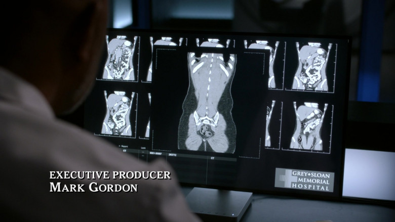 Dell Computer Monitor in Grey's Anatomy S19E13 Cowgirls Don't Cry (2023)