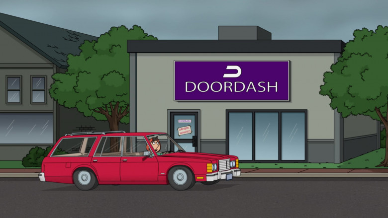 DoorDash Online Food Ordering Company in Family Guy S21E17 A Bottle Episode (1)