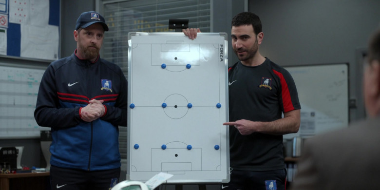 FORZA Goal Football Tactics Board and Nike Clothes in Ted Lasso S03E04 Big Week
