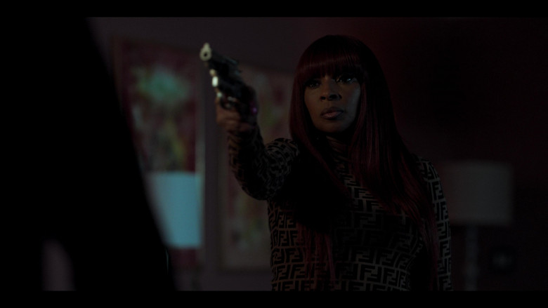 Fendi Women's Top of Mary J. Blige in Power Book II Ghost S03E04 The Land of Opportunity (2023)