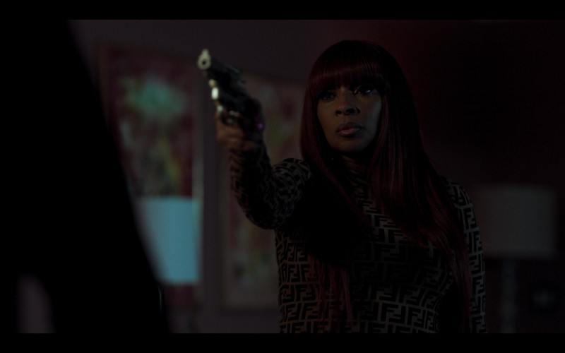 Fendi Women's Top of Mary J. Blige in Power Book II Ghost S03E04 The Land of Opportunity (2023)