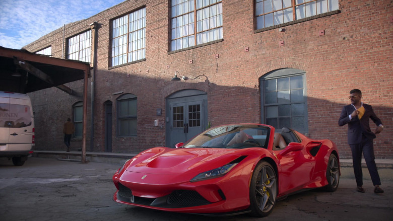 Ferrari F8 Spider Red Sports Car in Good Trouble S05E03 About Damn Time (1)
