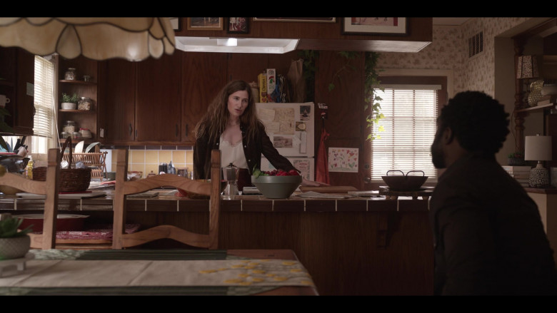 General Mills Cheerios and Kellogg's Corn Flakes Cereals (on the refrigerator) in Tiny Beautiful Things S01E03 The Ghost Ship (2023)
