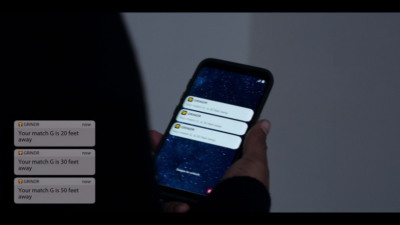 Grindr Dating App in Power Book II Ghost S03E03 Human Capital (2023)