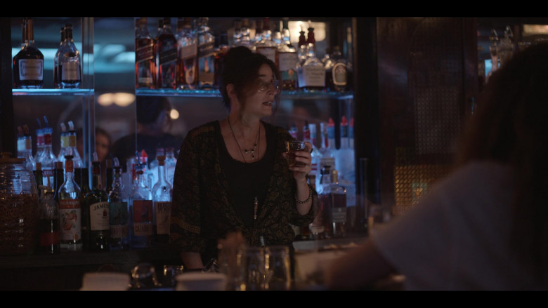 Hennessy Cognacs, Johnnie Walker Whisky, Stolichnaya Vodka, Jameson, Cazadores Tequila in Tiny Beautiful Things S01E01 Pilot (2023)