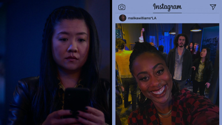 Instagram Social Network in Good Trouble S05E05 I Gotta Feeling (2023)