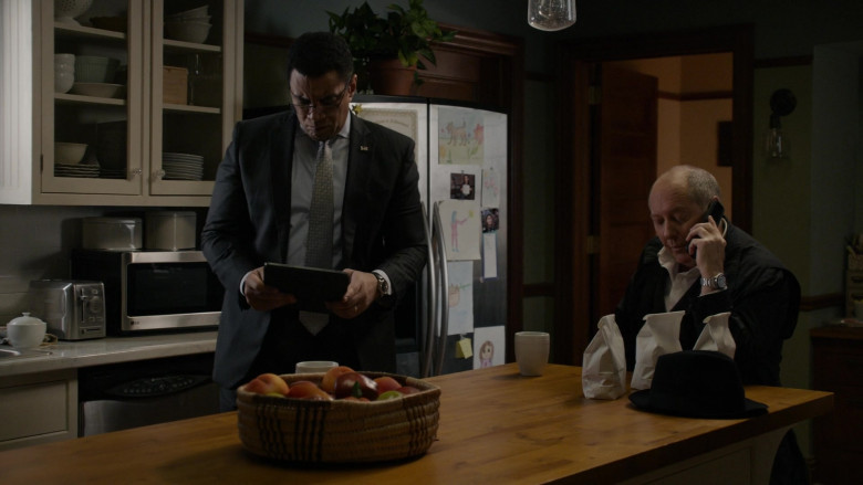 LG Microwave Oven in The Blacklist S10E07 The Freelancer Part 2 (2023)