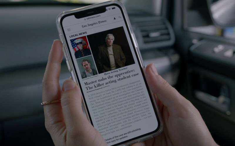 Los Angeles Times Website in Barry S04E01 "Yikes" (2023)