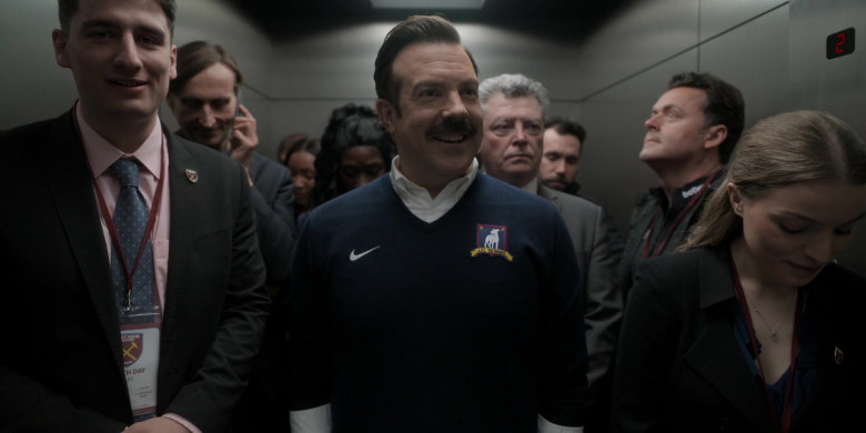 Nike Men's Sweater Worn by Jason Sudeikis as Ted Lasso in Ted Lasso S03E04 Big Week (3)